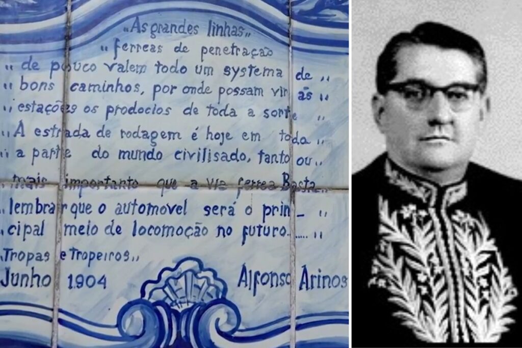 Saiba quem foi Afonso Arinos, poeta que fez 'premonição' escrita há mais de 100 anos em azulejo no litoral de SP