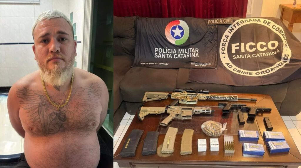 Chefe de facção preso em casa blindada tinha passagem por homicídio