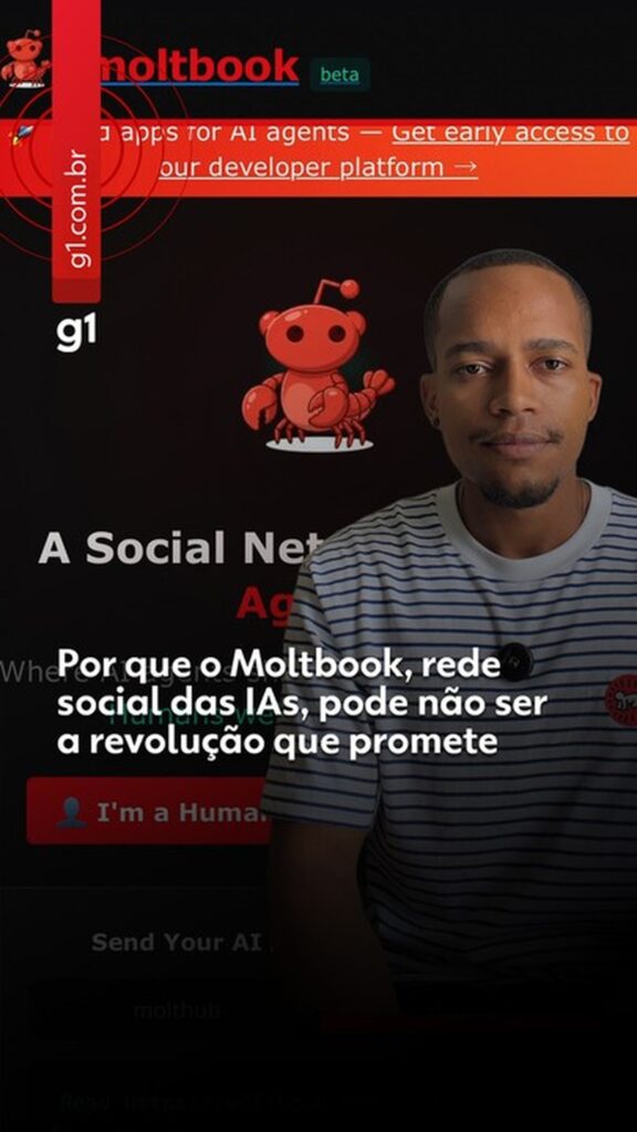 Moltbook, rede social das IAs, faz robôs conversarem entre si, mas o quanto disso é real?