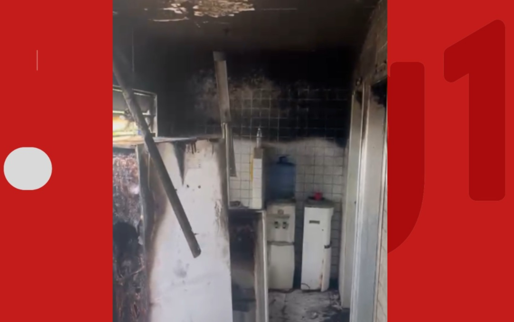 VÍDEO: incêndio destrói cozinha de escola pública no interior da Bahia
