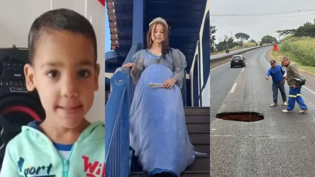 Você viu? Mãe oferece Pix para salvar filho, vestido de Grazi Massafera vai para museu e erosão interdita BR-050