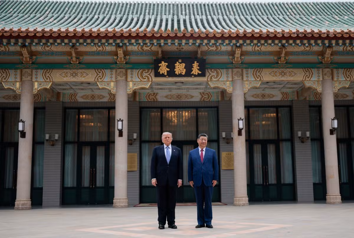 Xi diz em banquete que relação entre EUA e China é a mais importante do mundo, e Trump fala em troca 'positiva e construtiva'; SIGA