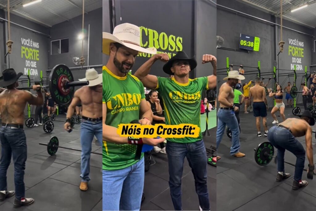 Crossfiteiros do agro viralizam ao treinar de chapéu, bota e fivela