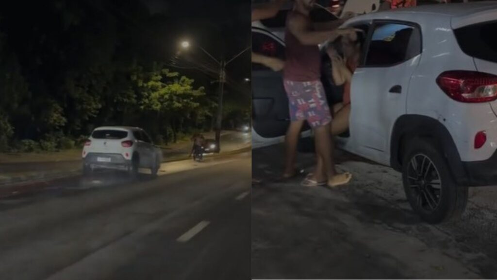 Motorista atropela grávida, foge e é perseguida até ser presa; VÍDEO