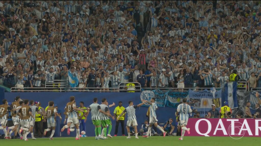 Qual é o próximo jogo da Argentina na Copa do Mundo?