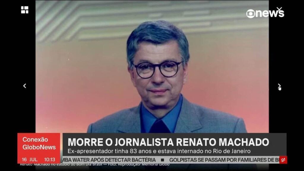 Renato Machado morre aos 83 anos; relembre coberturas históricas