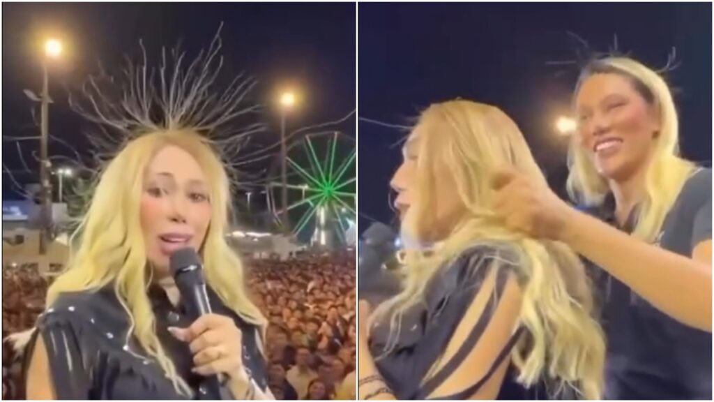 Taty Girl: Cabelo da cantora fica em pé em show no Ceará e viraliza
