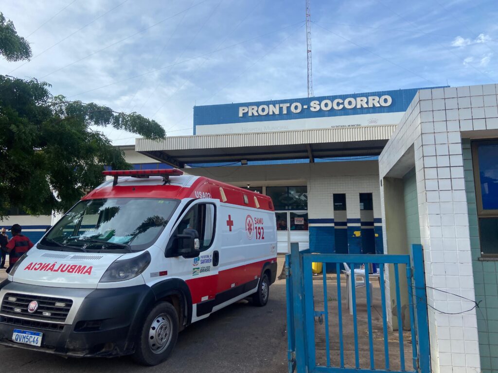 Jovem é atingida no pescoço por linha de papagaio enquanto pilotava moto em Santarém