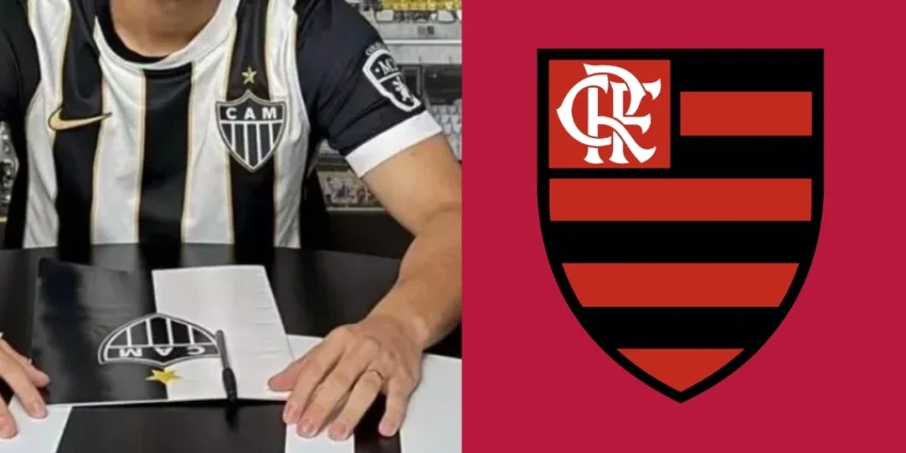 Atlético-mg oficializa contratação de volante revelado pelo Flamengo