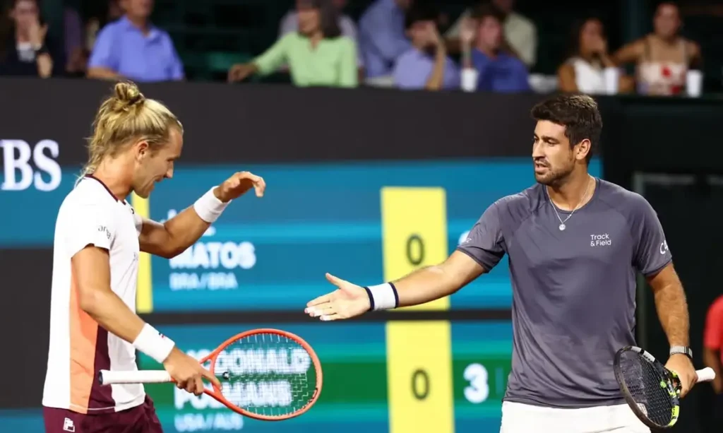Brasileiros Rafael Matos e Orlando Luz garantem vaga na semifinal do ATP de Cincinnati