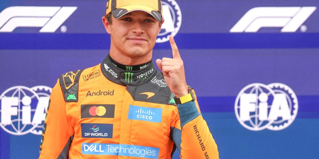 Lando Norris conquista pole position na Holanda e Bortoleto garante nono lugar