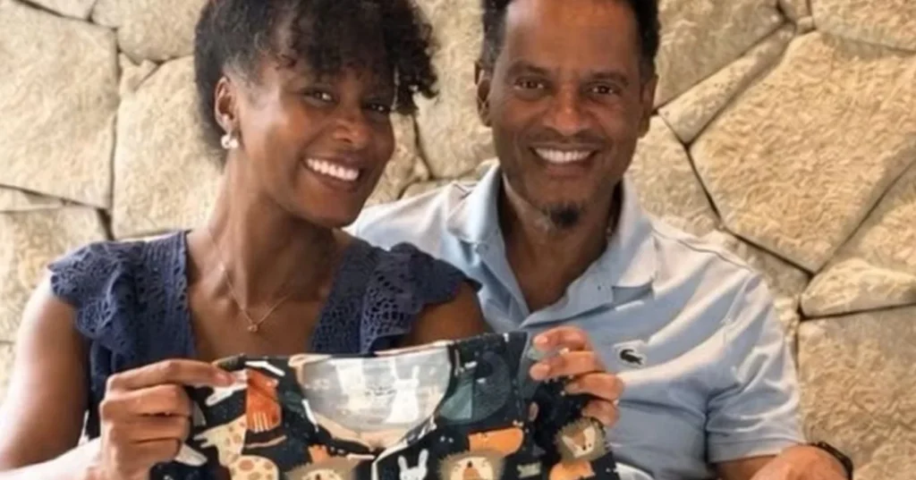 Maju Coutinho espera o primeiro filho, Malik, aos 48 anos de idade