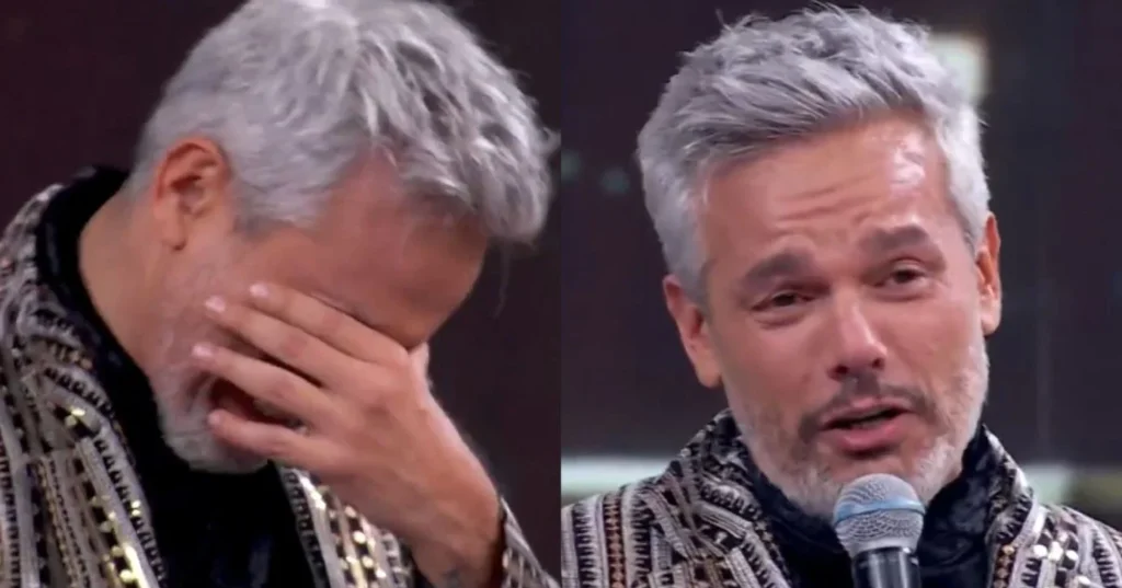 Otaviano Costa se emociona com elogio de jurado no Dança dos Famosos