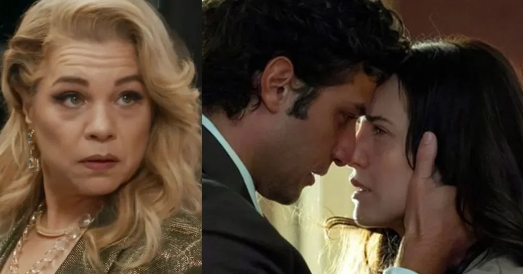 Pilar arma novo plano para separar Pedro e Adriana em Quem Ama Cuida