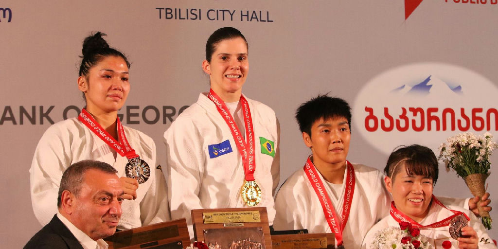 Brasil brilha no Mundial Paralímpico de judô com três medalhas de ouro na Geórgia