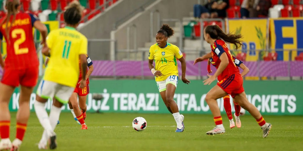 Brasil cai diante da Espanha e se despede da Copa do Mundo feminina sub-20