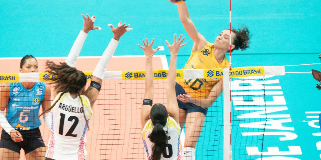 Brasil domina Venezuela em estreia vitoriosa no Sul-americano de vôlei