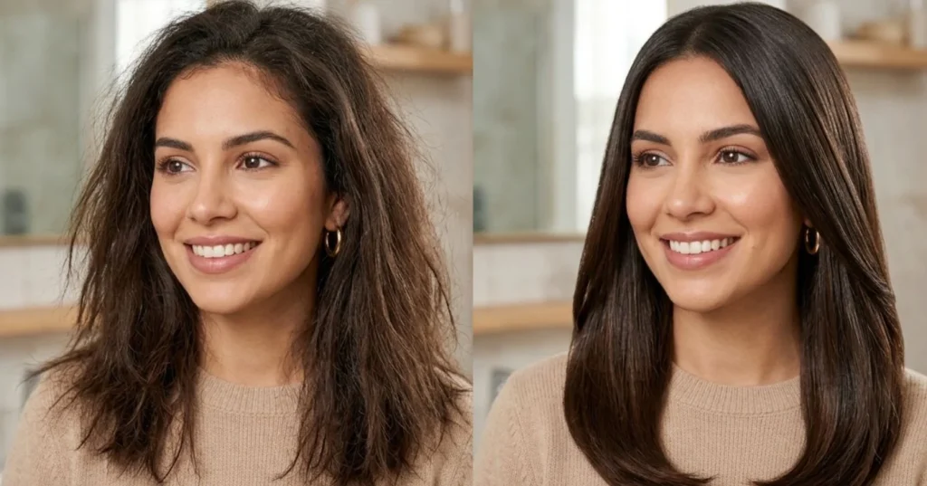 Brilho espelhado e controle de frizz: o que se sabe sobre o óleo capilar da Kérastase