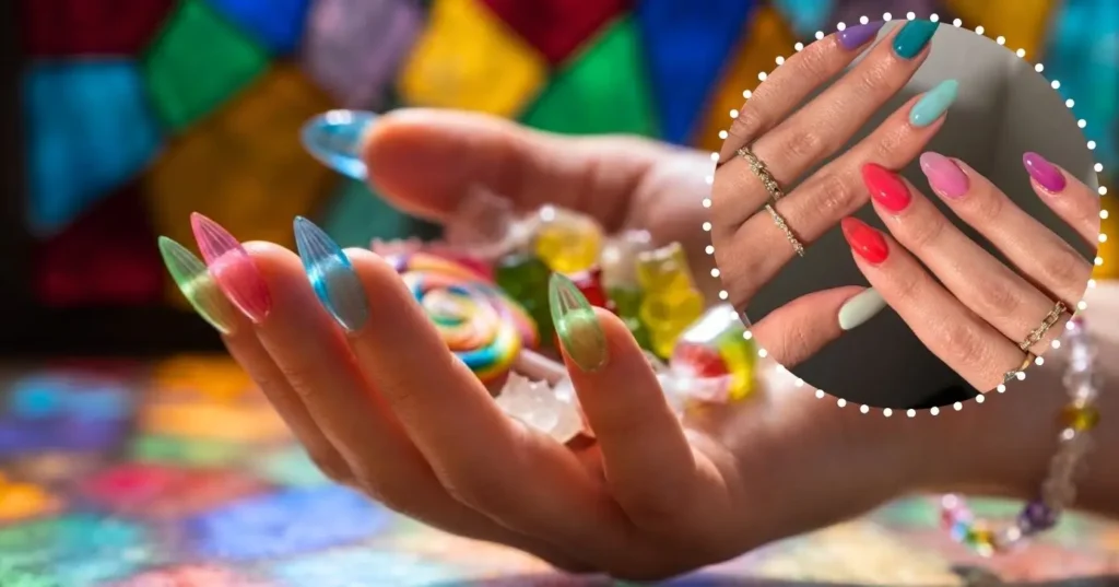 Jelly nails: saiba como aderir à tendência das unhas com efeito de bala de goma