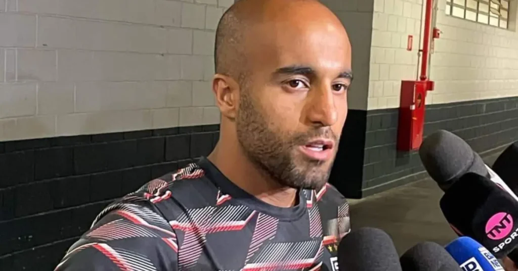 Lucas Moura evolui na recuperação e São Paulo projeta retorno antecipado