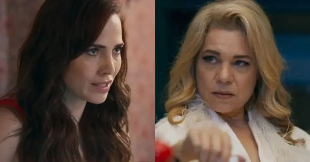 Adriana agride Pilar com tapas após invadir apartamento na novela Quem Ama Cuida