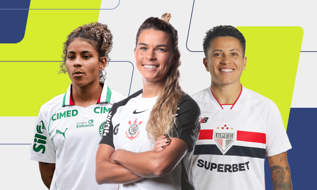 Bia Menezes, Raissa Bahia e Tamires disputam troféu de melhor lateral no Prêmio TV Brasil Petrobras