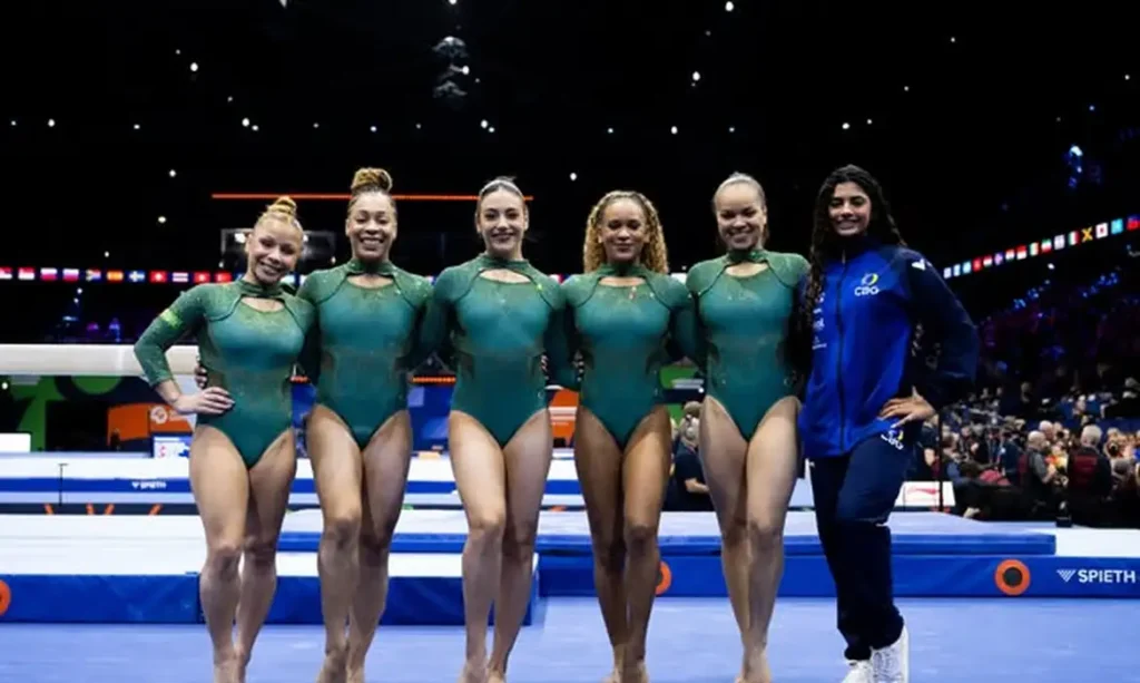 Brasil conquista quinta posição no Mundial de Ginástica Artística