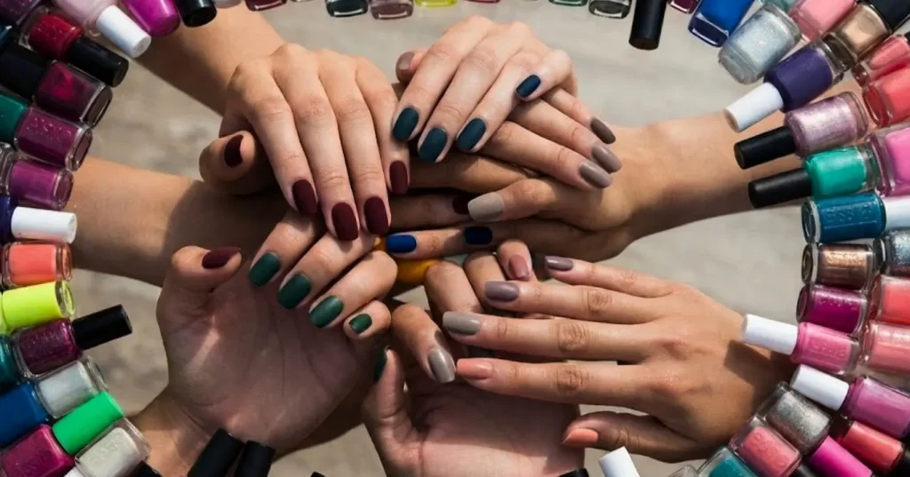 Elegância nas mãos: 3 cores de esmalte e o uso estratégico de anéis para um visual refinado