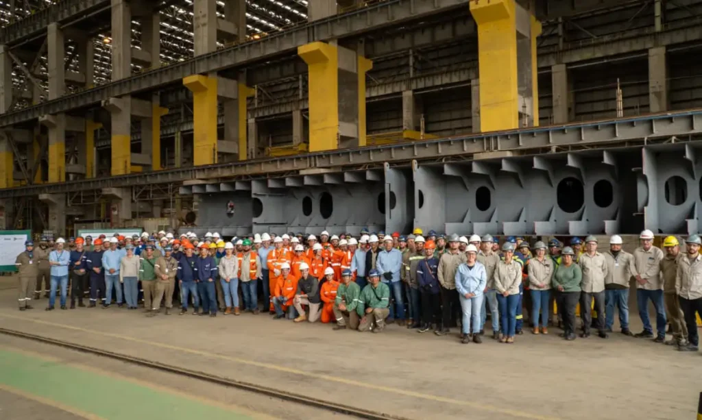 Estaleiro no Rio Grande do Sul inicia construção de navios para a Transpetro