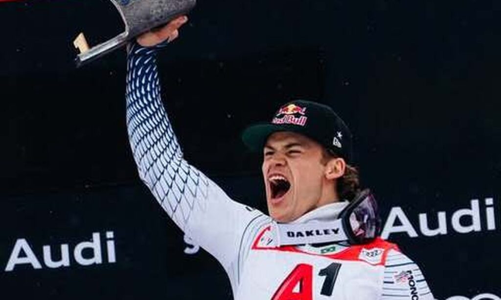 Lucas Pinheiro inicia temporada com vitória no slalom gigante na Áustria