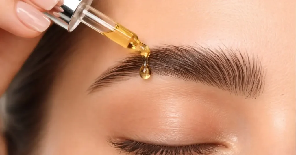Óleo de rícino surge como alternativa natural para fortalecer sobrancelhas durante o sono