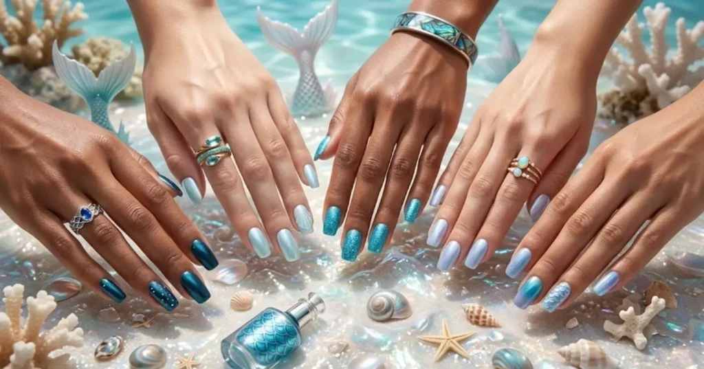 Tendência de unhas para 2027: conheça os tons de azul que prometem dominar o visual