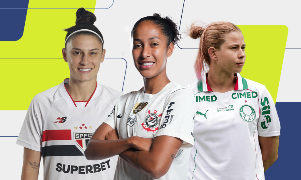 Três finalistas da lateral-direita disputam troféu no Prêmio TV Brasil Petrobras para Elas