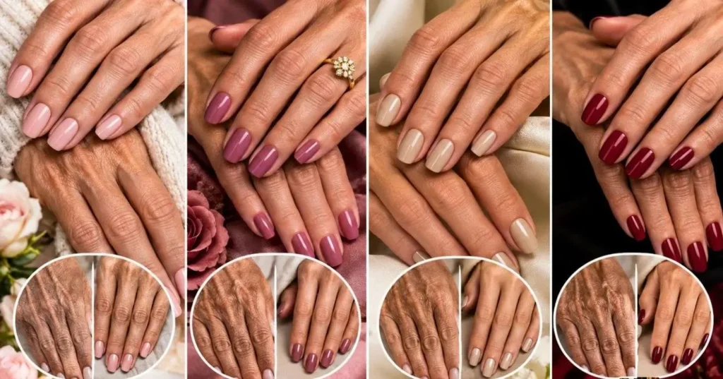 Truques de visagismo com 4 cores de esmalte ajudam a disfarçar rugas e manchas nas mãos