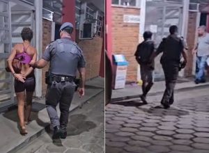 Briga entre moradores de rua acaba com casal preso e homem esfaqueado no peito no interior de SP