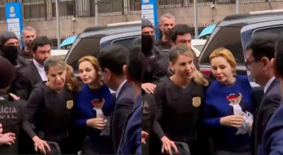 Deolane chega ao Palácio da Polícia após prisão em operação contra PCC