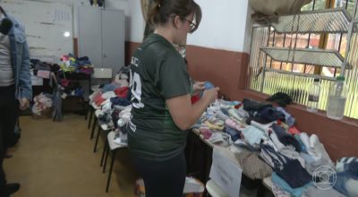 Escolas servem de abrigo para centenas de pessoas que perderam as casas em Juiz de Fora (MG)