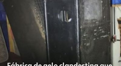 Fábrica de gelo clandestina que usava água coletada da chuva é interditada em Cosmópolis