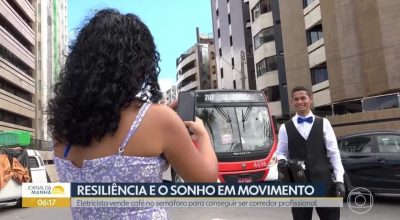 'Garçom do semáforo' vende café em Maceió para ser corredor de rua