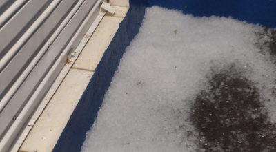 Granizo em Uberlândia: chuva e ventos fortes atingem a região Oeste