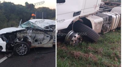Grave acidente deixa uma pessoa morta em rodovia no interior de SP