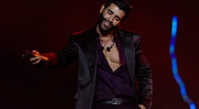 Gusttavo Lima 'voa' sobre o público e grava duas músicas novas em show em Americana