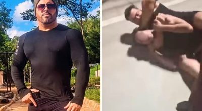 Lutador que espancou adolescente até desmaiar tinha postado vídeo com arma de pressão em parque de Goiânia