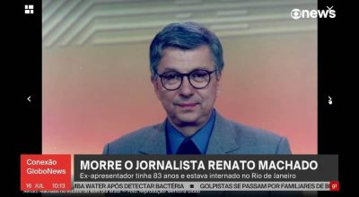 Renato Machado morre aos 83 anos; relembre coberturas históricas