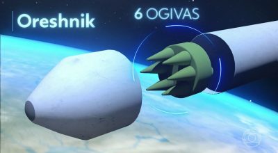 Rússia usa míssil hipersônico em novo ataque contra a Ucrânia