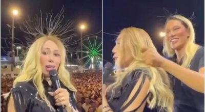 Taty Girl: Cabelo da cantora fica em pé em show no Ceará e viraliza