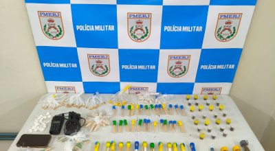 Troca de tiros entre suspeitos PM termina com drogas apreendidas em Volta Redonda