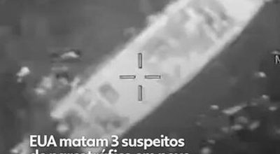 VÍDEO: EUA fazem novo ataque no Pacífico, e três suspeitos são mortos