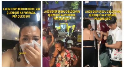VÍDEO: GCM usa spray de pimenta e gás lacrimogênio para dispersar bloco no Butantã, na Zona Oeste de SP