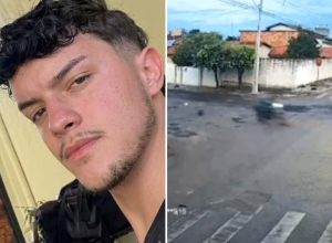 VÍDEO: entregador pediu ajuda após sofrer corte no pescoço no TO